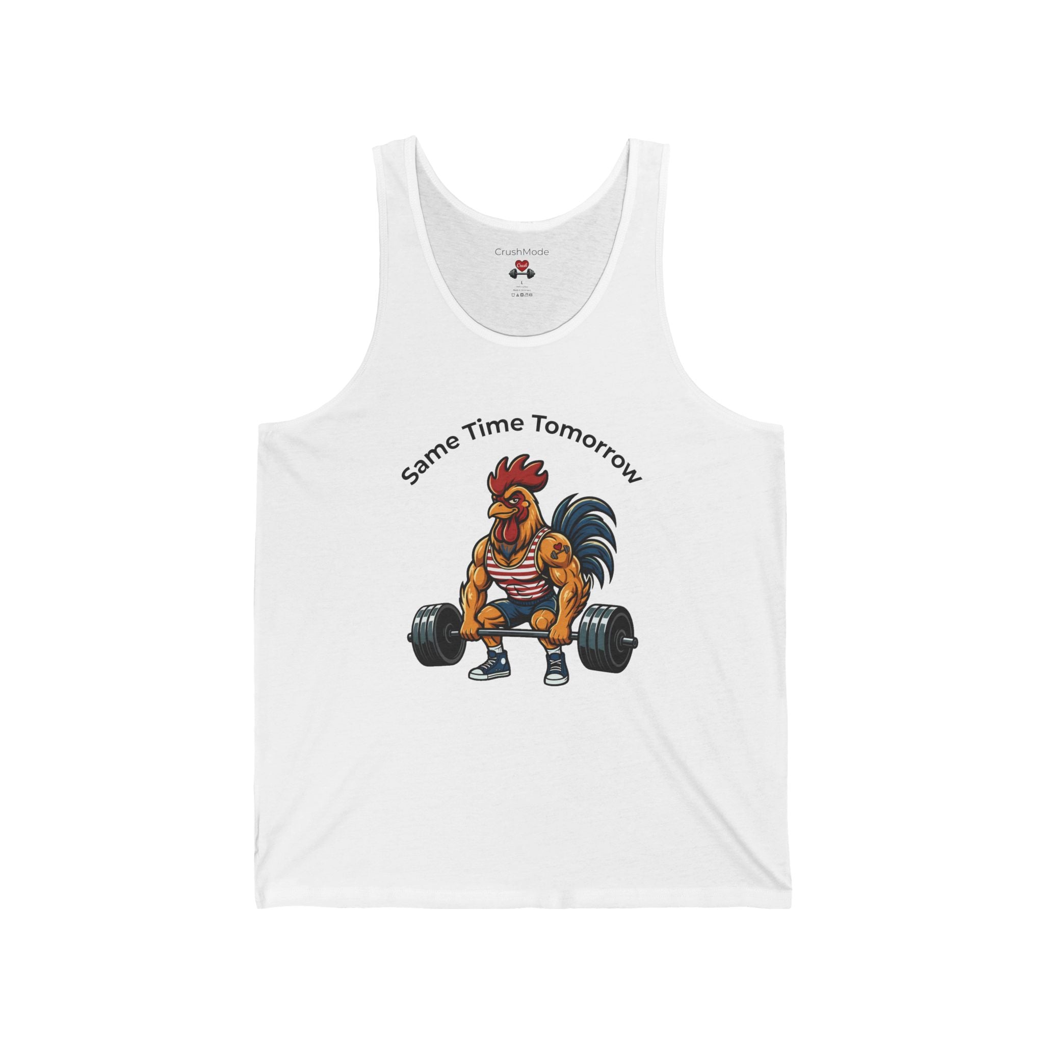 Same Time Tomorrow Tank Top (White)